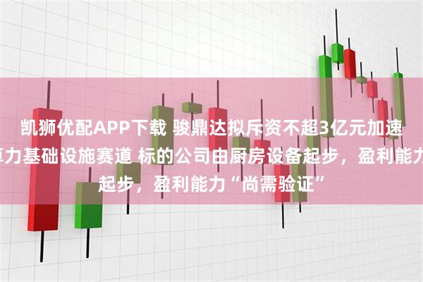 凯狮优配APP下载 骏鼎达拟斥资不超3亿元加速切入液冷及算力基础设施赛道 标的公司由厨房设备起步，盈利能力“尚需验证”
